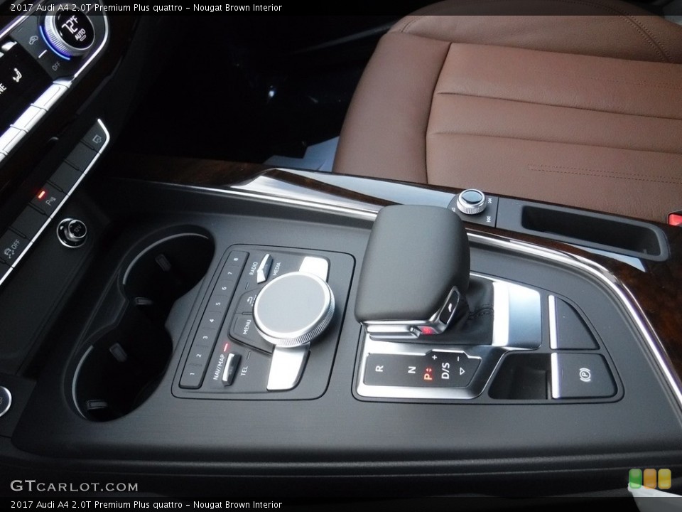 Nougat Brown Interior Transmission for the 2017 Audi A4 2.0T Premium Plus quattro #116375072
