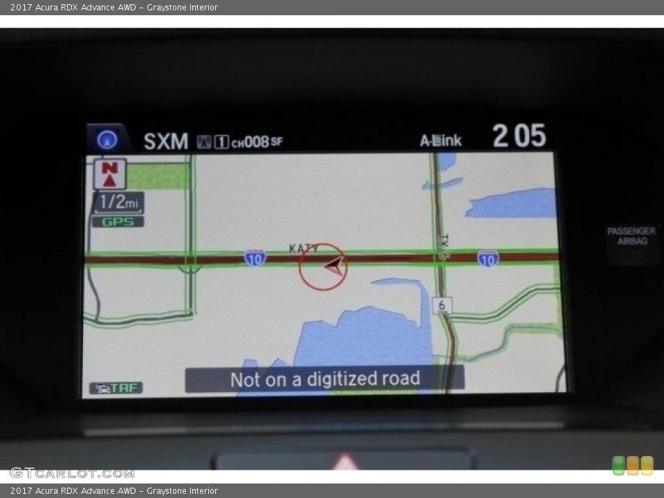 Graystone Interior Navigation for the 2017 Acura RDX Advance AWD #116375177