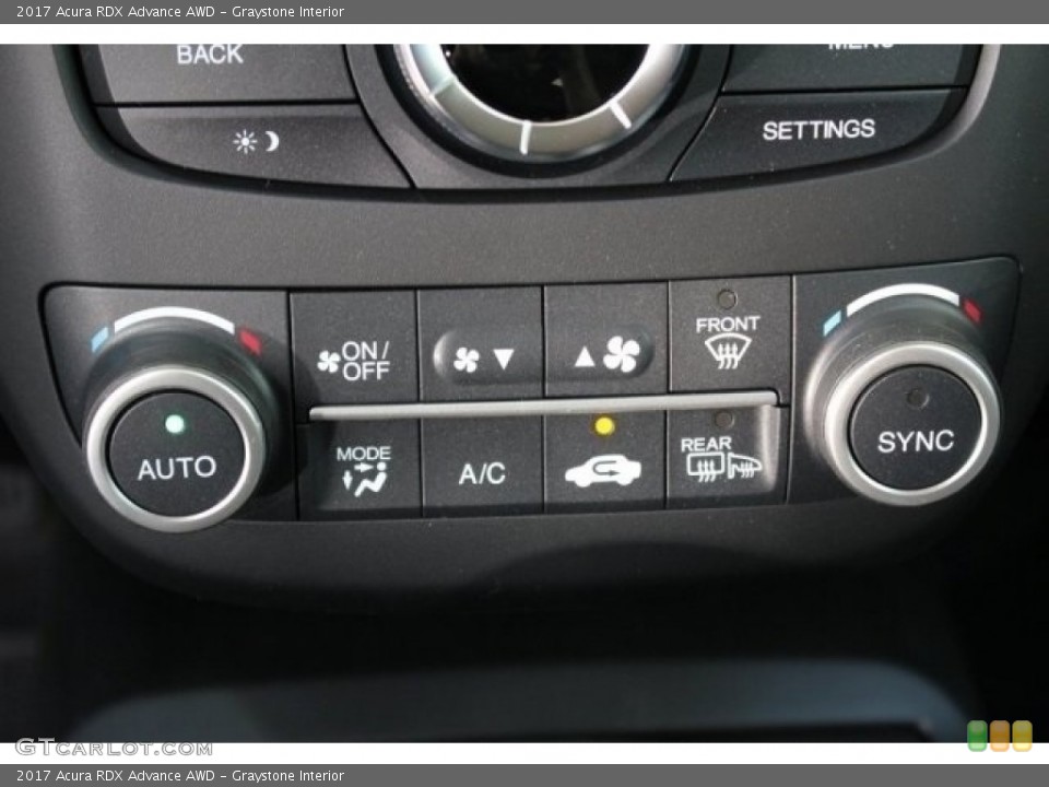Graystone Interior Controls for the 2017 Acura RDX Advance AWD #116375240