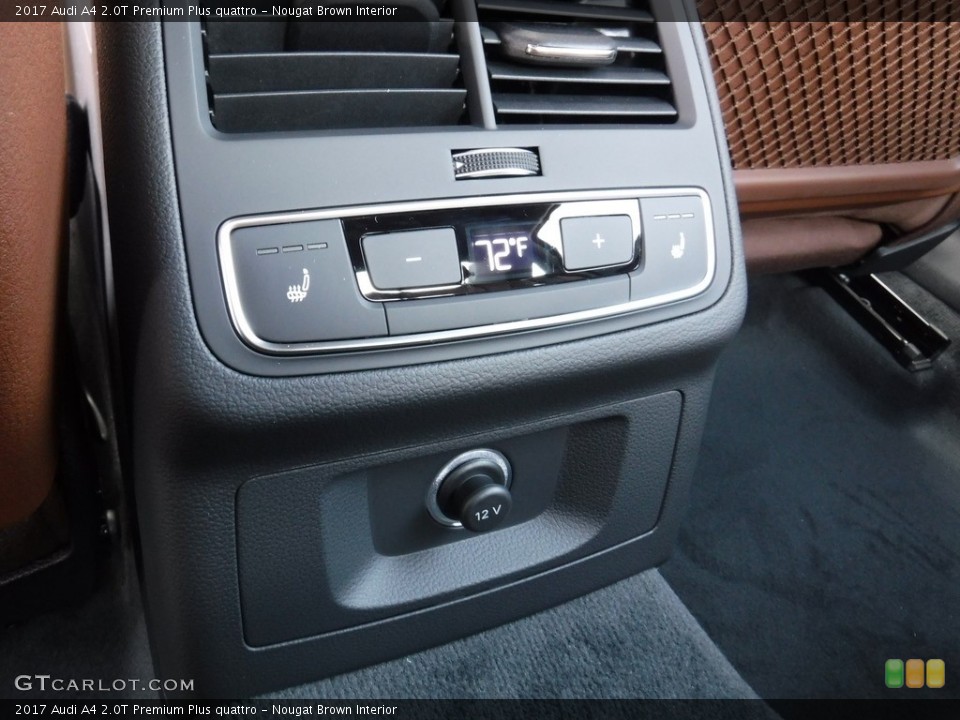 Nougat Brown Interior Controls for the 2017 Audi A4 2.0T Premium Plus quattro #116375260