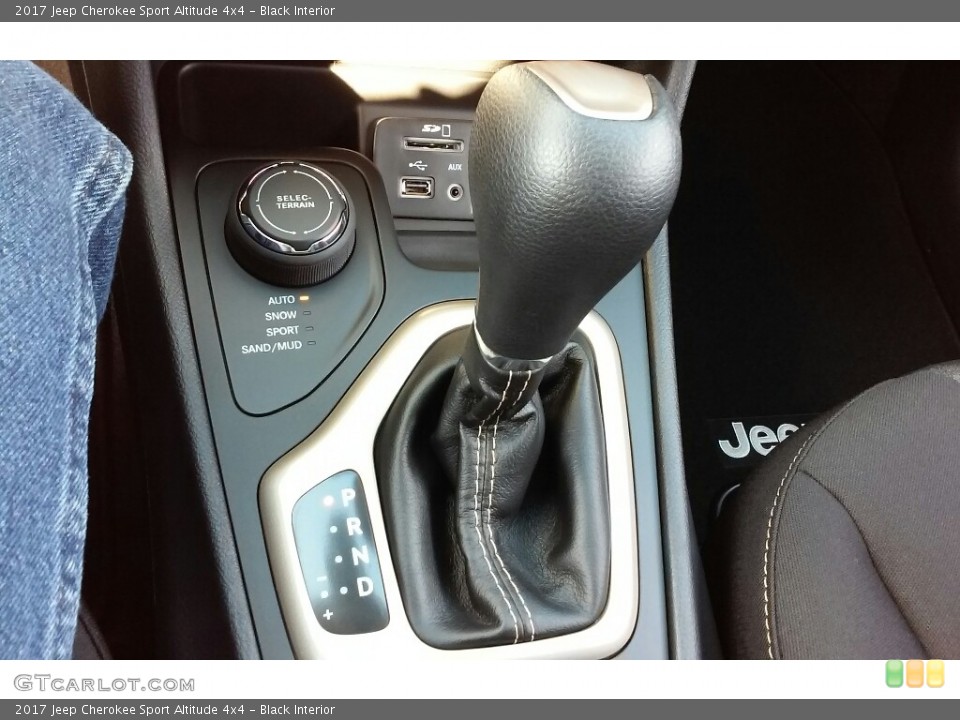 Black Interior Transmission for the 2017 Jeep Cherokee Sport Altitude 4x4 #116380946