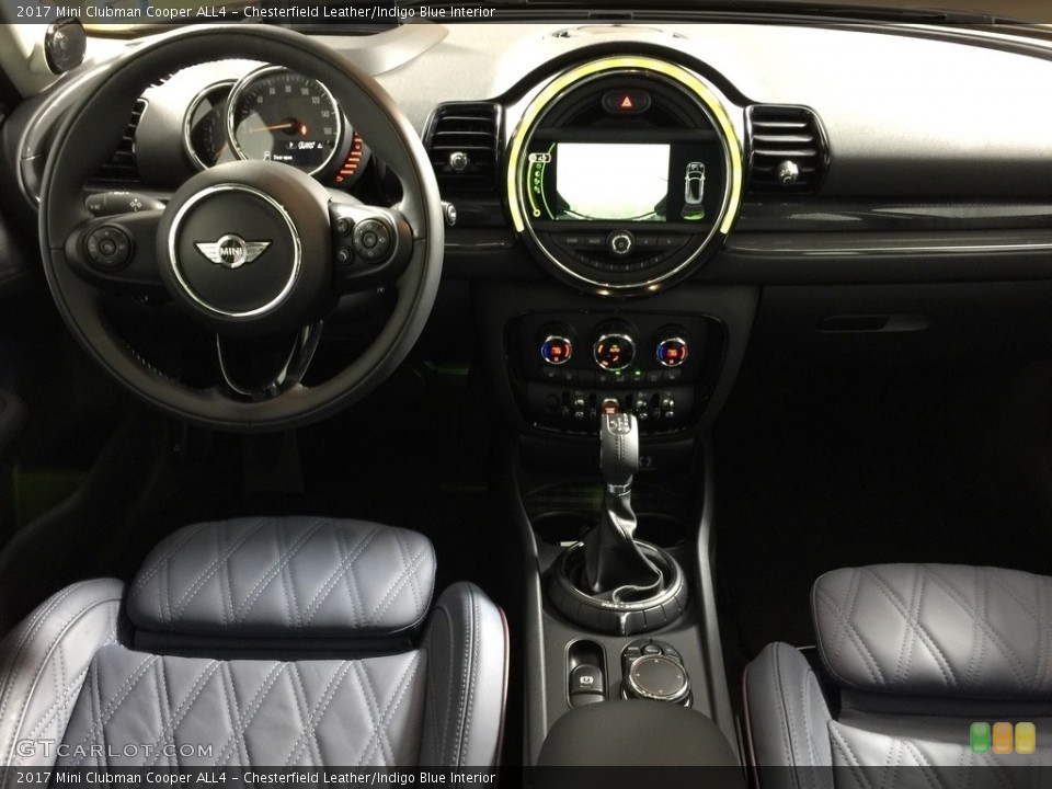 Chesterfield Leather/Indigo Blue Interior Front Seat for the 2017 Mini Clubman Cooper ALL4 #116385491