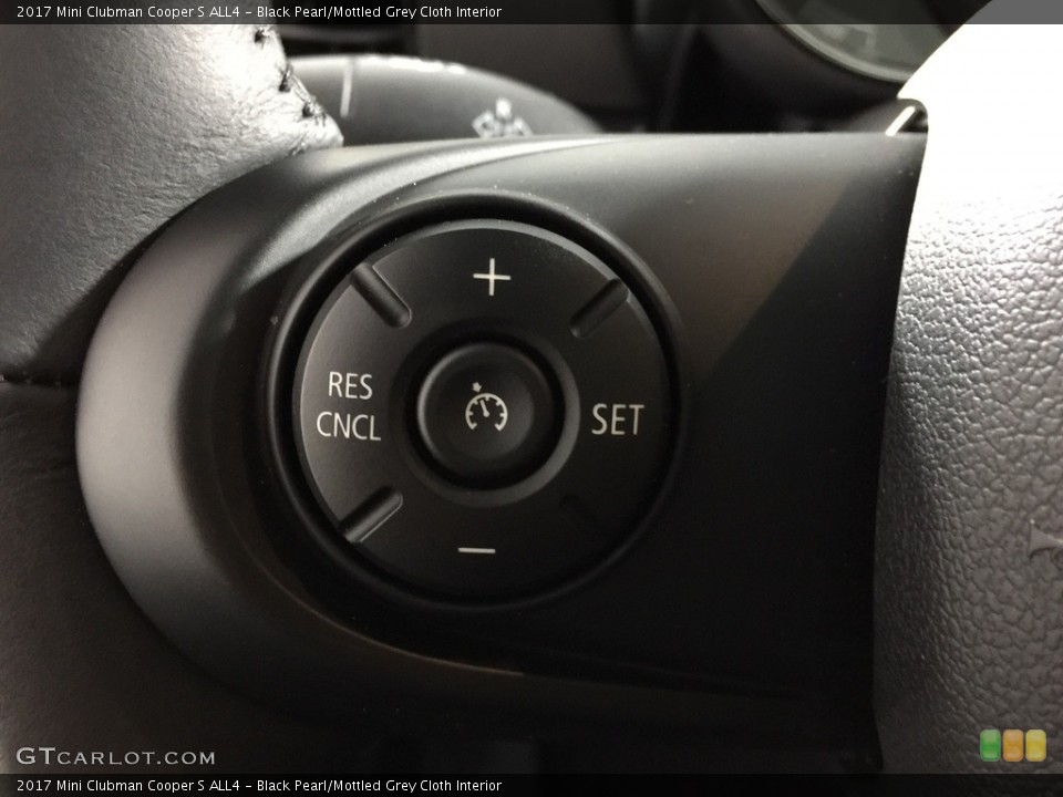 Black Pearl/Mottled Grey Cloth Interior Controls for the 2017 Mini Clubman Cooper S ALL4 #116386301
