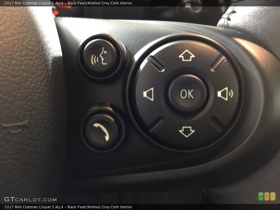 Black Pearl/Mottled Grey Cloth Interior Controls for the 2017 Mini Clubman Cooper S ALL4 #116386325