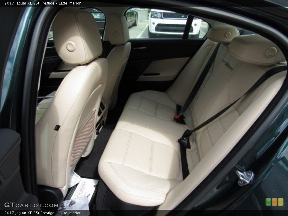 Latte Interior Rear Seat for the 2017 Jaguar XE 25t Prestige #116391380