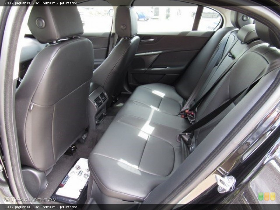 Jet Interior Rear Seat for the 2017 Jaguar XE 20d Premium #116392226
