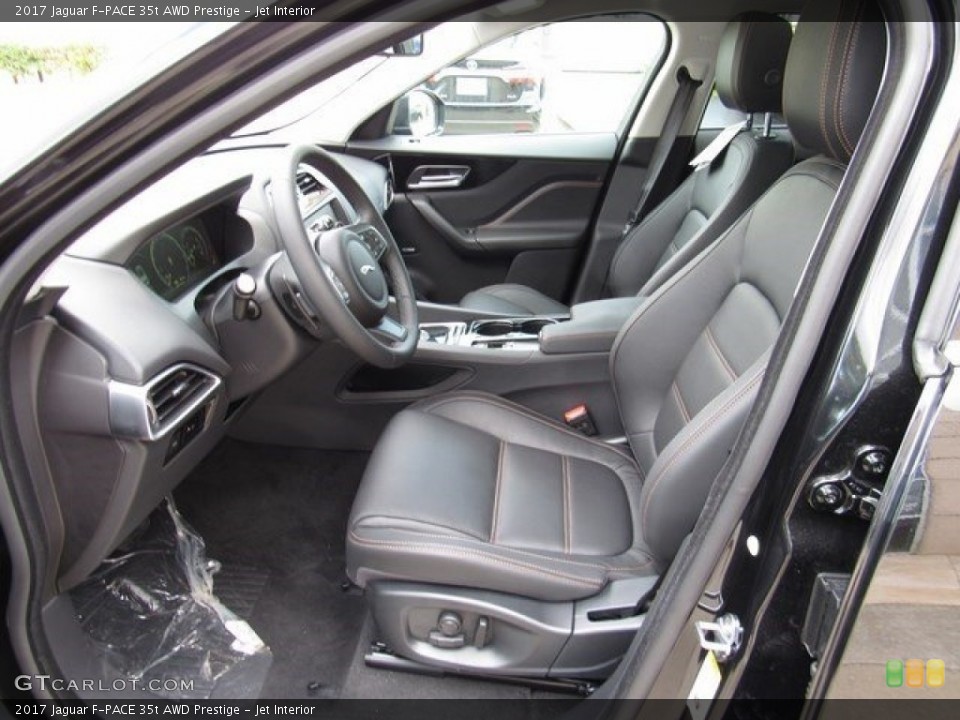 Jet Interior Photo for the 2017 Jaguar F-PACE 35t AWD Prestige #116392876