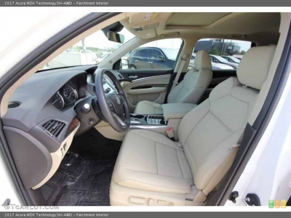 Parchment Interior Photo for the 2017 Acura MDX Technology SH-AWD #116395622