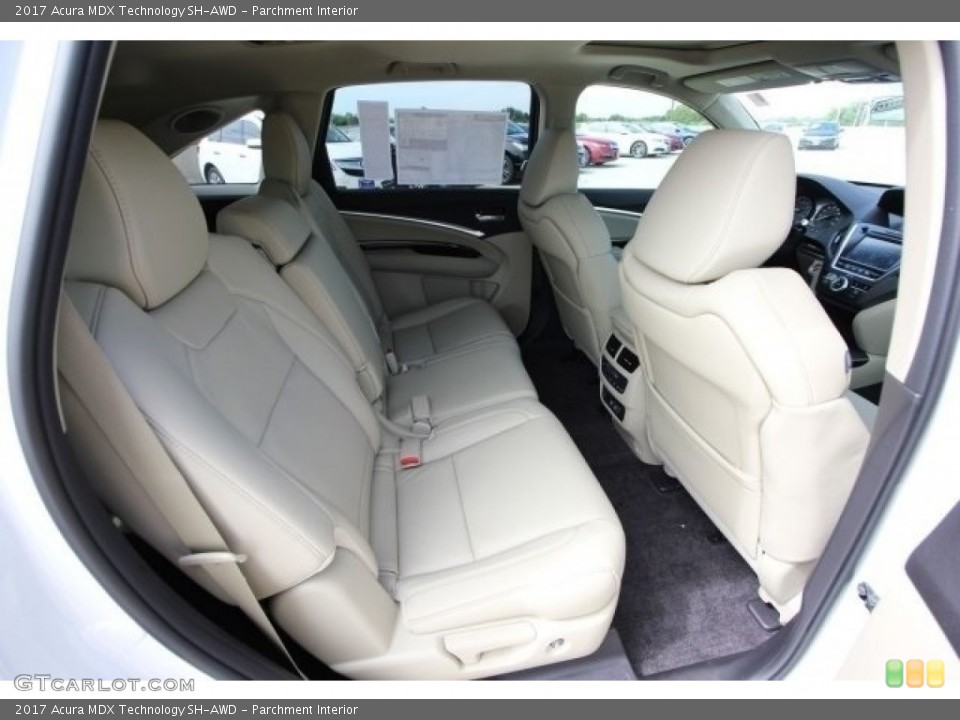 Parchment Interior Rear Seat for the 2017 Acura MDX Technology SH-AWD #116395679