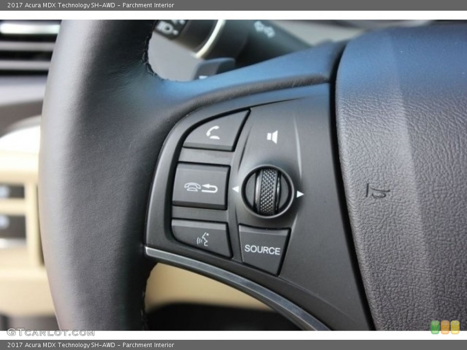 Parchment Interior Controls for the 2017 Acura MDX Technology SH-AWD #116395793