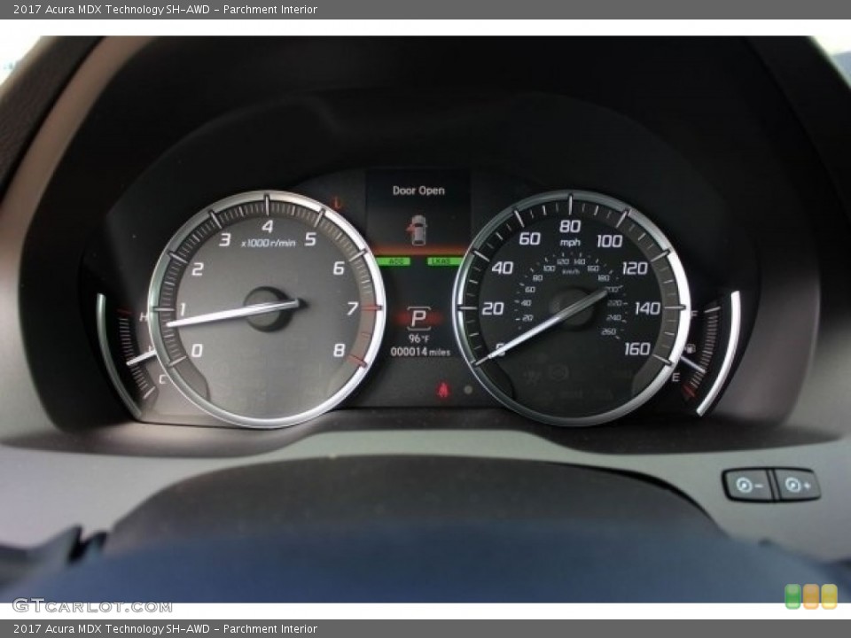 Parchment Interior Gauges for the 2017 Acura MDX Technology SH-AWD #116395856