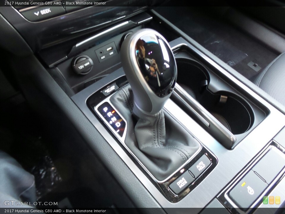 Black Monotone Interior Transmission for the 2017 Hyundai Genesis G80 AWD #116397080