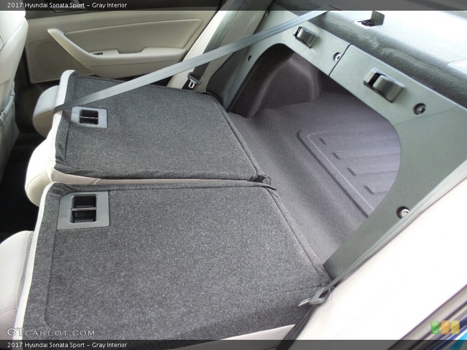 Gray Interior Rear Seat for the 2017 Hyundai Sonata Sport #116397368