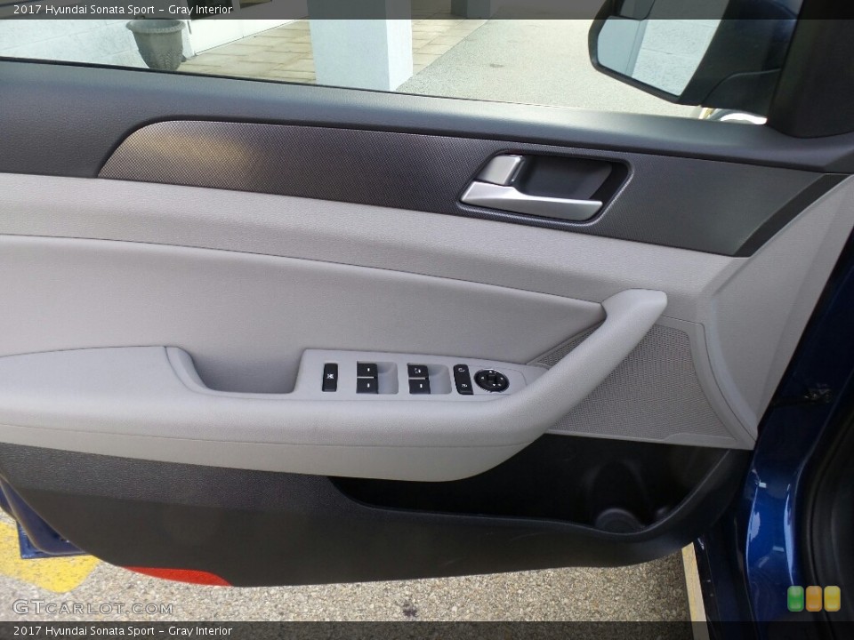 Gray Interior Door Panel for the 2017 Hyundai Sonata Sport #116397383