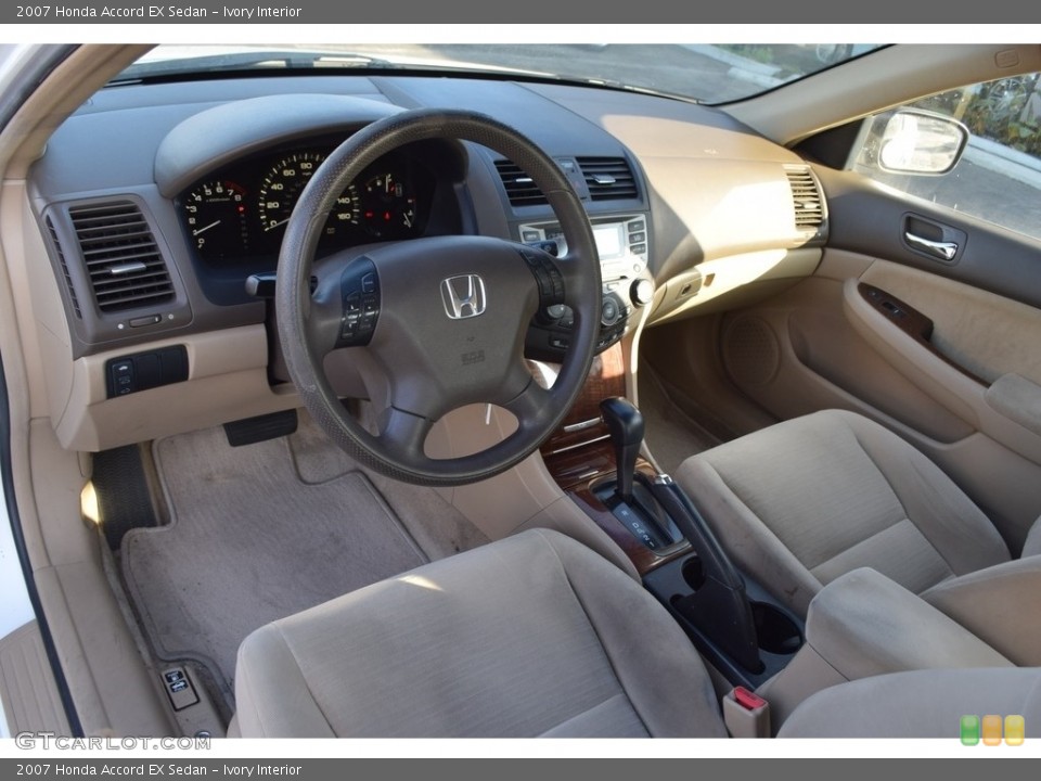 Ivory Interior Photo for the 2007 Honda Accord EX Sedan #116398100