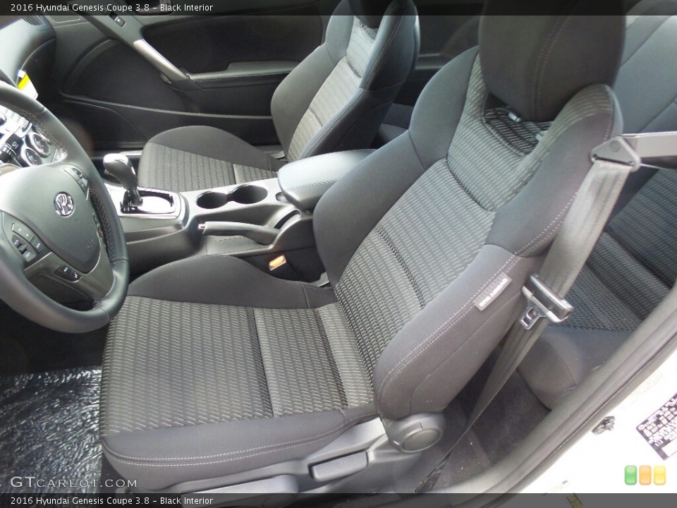 Black 2016 Hyundai Genesis Coupe Interiors