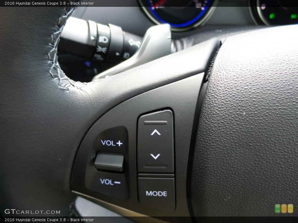 Black Interior Controls for the 2016 Hyundai Genesis Coupe 3.8 #116399141