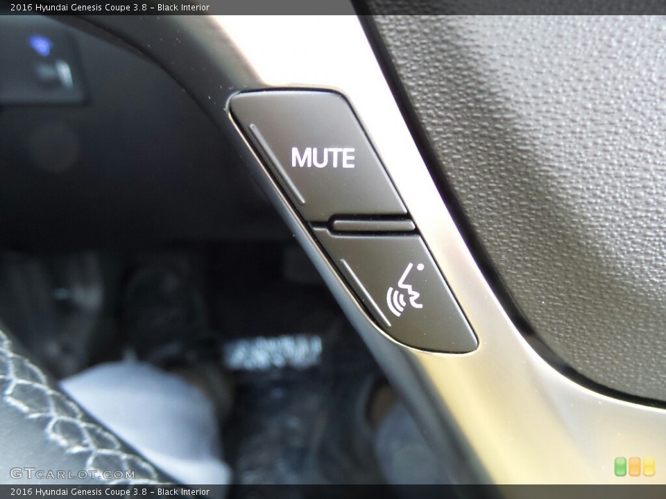 Black Interior Controls for the 2016 Hyundai Genesis Coupe 3.8 #116399150