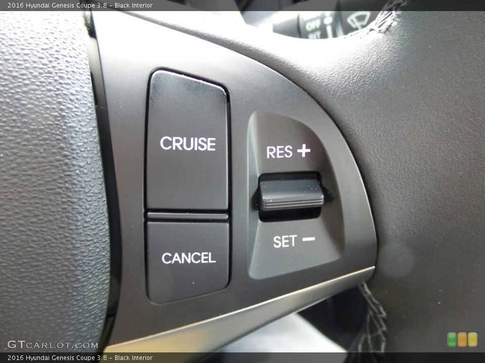 Black Interior Controls for the 2016 Hyundai Genesis Coupe 3.8 #116399174
