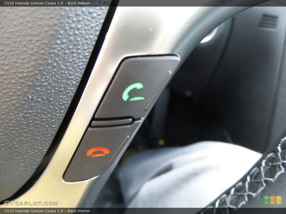 Black Interior Controls for the 2016 Hyundai Genesis Coupe 3.8 #116399186