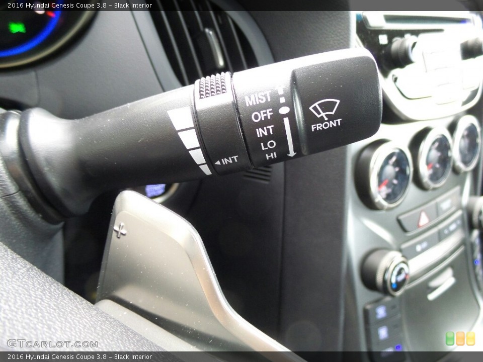 Black Interior Controls for the 2016 Hyundai Genesis Coupe 3.8 #116399195