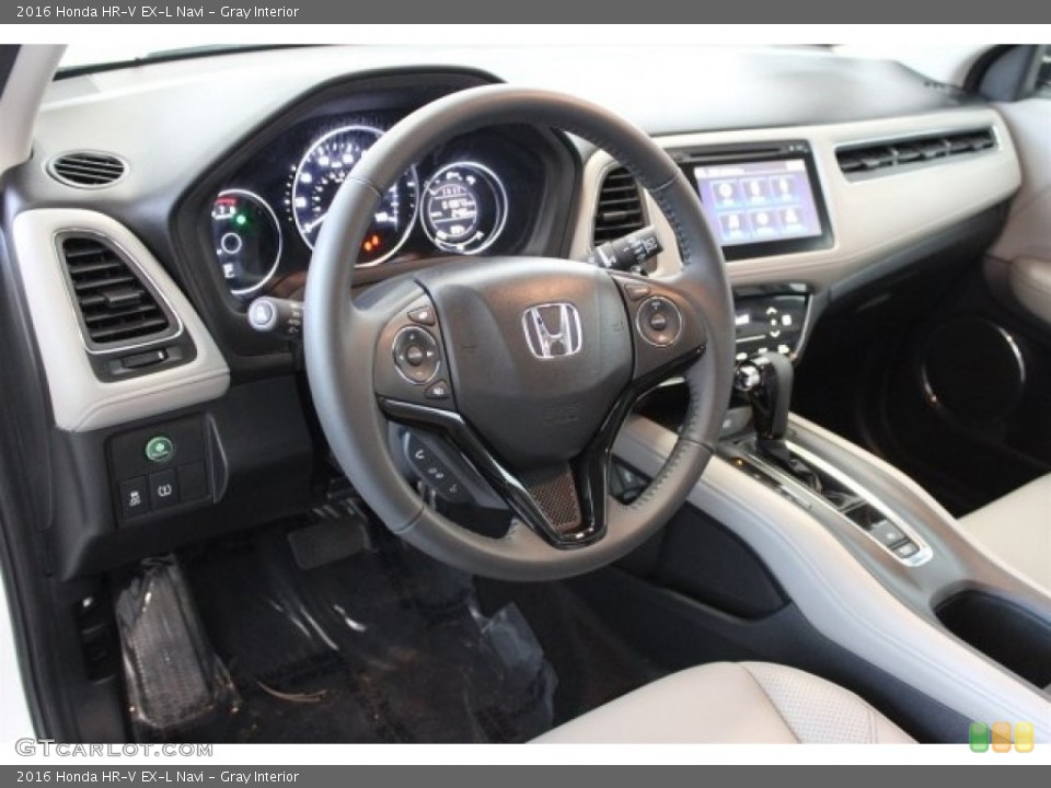 Gray Interior Dashboard for the 2016 Honda HR-V EX-L Navi #116399723