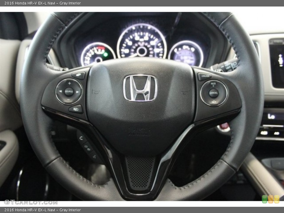 Gray Interior Steering Wheel for the 2016 Honda HR-V EX-L Navi #116399726