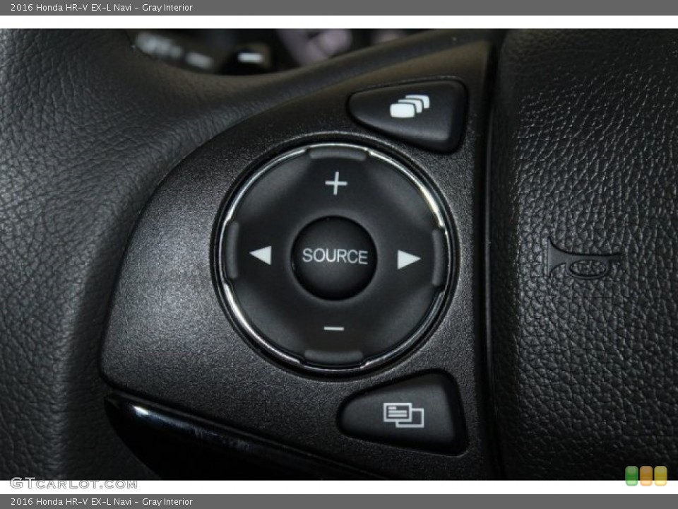 Gray Interior Controls for the 2016 Honda HR-V EX-L Navi #116399729