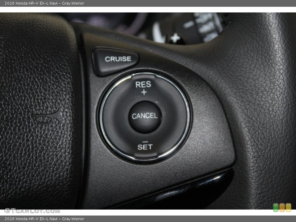 Gray Interior Controls for the 2016 Honda HR-V EX-L Navi #116399732
