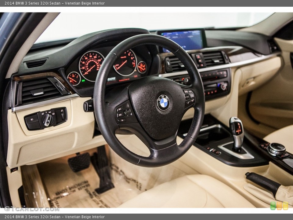Venetian Beige Interior Photo for the 2014 BMW 3 Series 320i Sedan #116402816