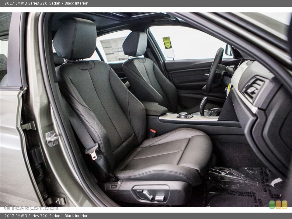 Black Interior Front Seat for the 2017 BMW 3 Series 320i Sedan #116403461
