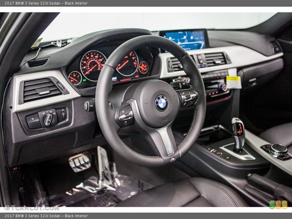 Black Interior Prime Interior for the 2017 BMW 3 Series 320i Sedan #116403545