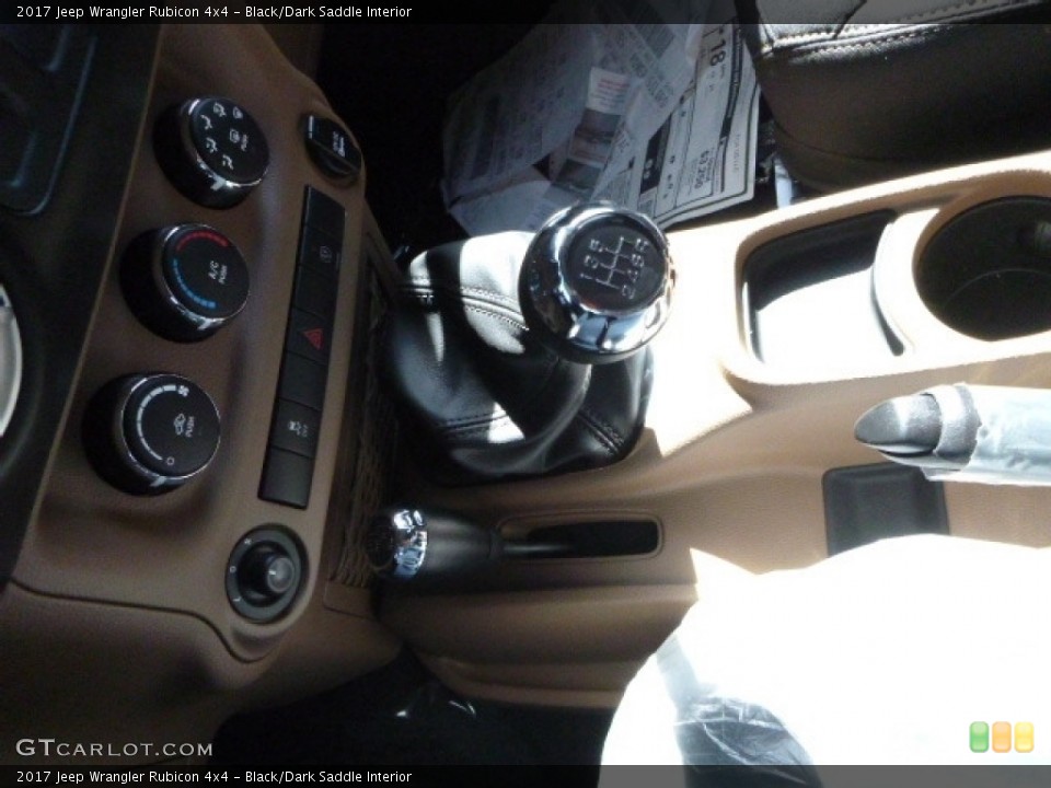 Black/Dark Saddle Interior Transmission for the 2017 Jeep Wrangler Rubicon 4x4 #116406005