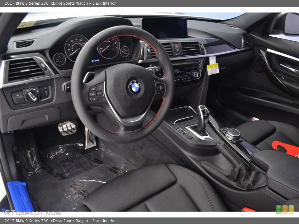 Black Interior Prime Interior for the 2017 BMW 3 Series 330i xDrive Sports Wagon #116407529