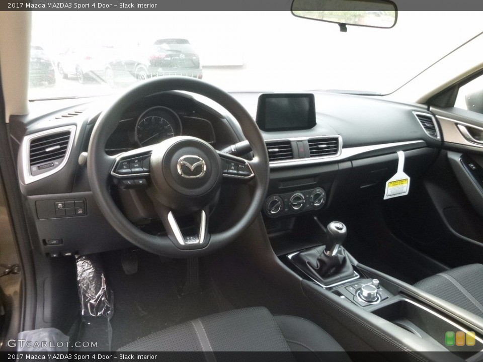 Black Interior Dashboard for the 2017 Mazda MAZDA3 Sport 4 Door #116413493