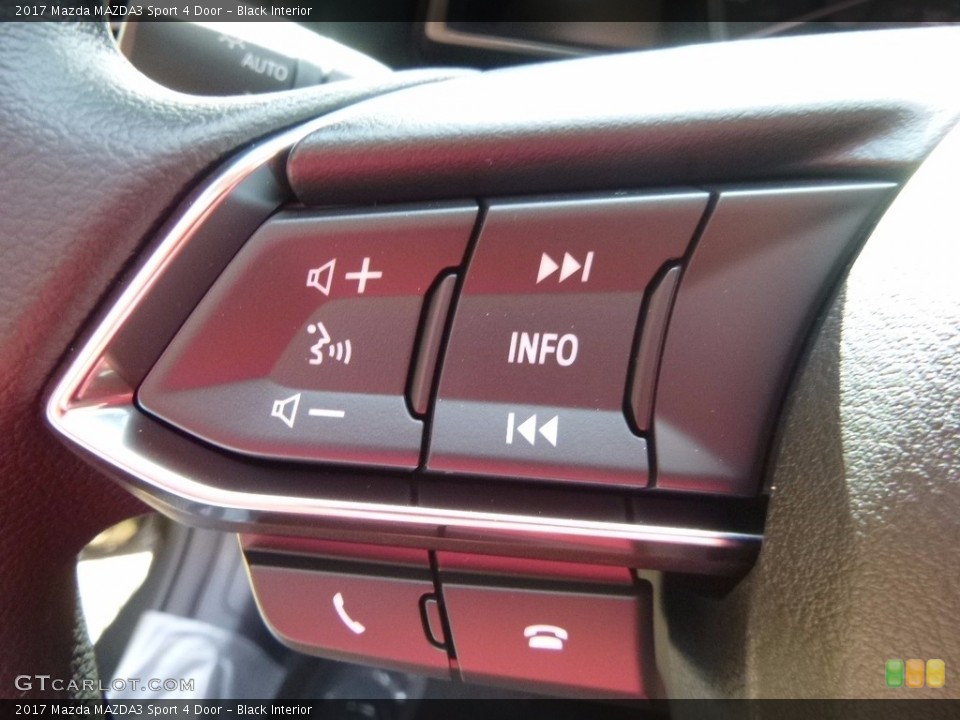 Black Interior Controls for the 2017 Mazda MAZDA3 Sport 4 Door #116413613