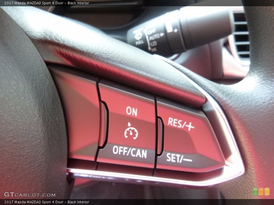 Black Interior Controls for the 2017 Mazda MAZDA3 Sport 4 Door #116413634