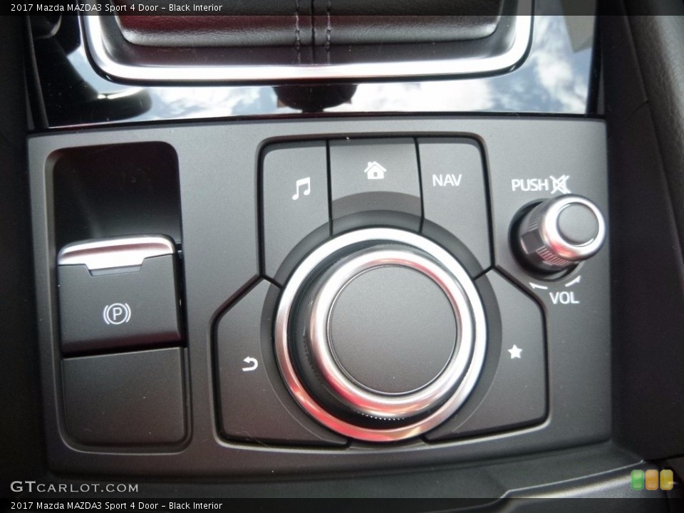 Black Interior Controls for the 2017 Mazda MAZDA3 Sport 4 Door #116413655