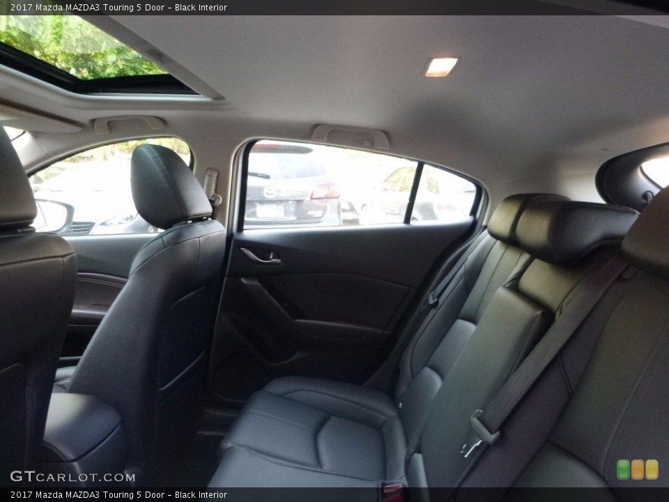 Black Interior Rear Seat for the 2017 Mazda MAZDA3 Touring 5 Door #116413931