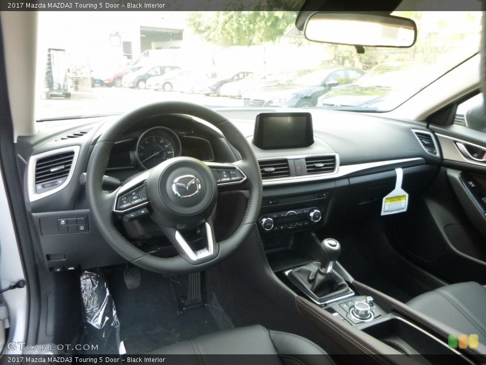 Black 2017 Mazda MAZDA3 Interiors