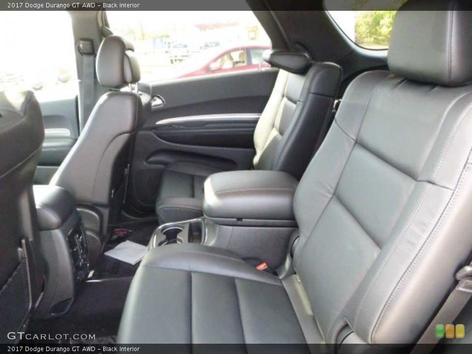 Black Interior Rear Seat for the 2017 Dodge Durango GT AWD #116421203