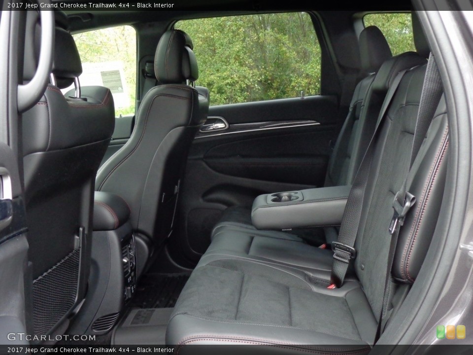 Black Interior Rear Seat for the 2017 Jeep Grand Cherokee Trailhawk 4x4 #116421617
