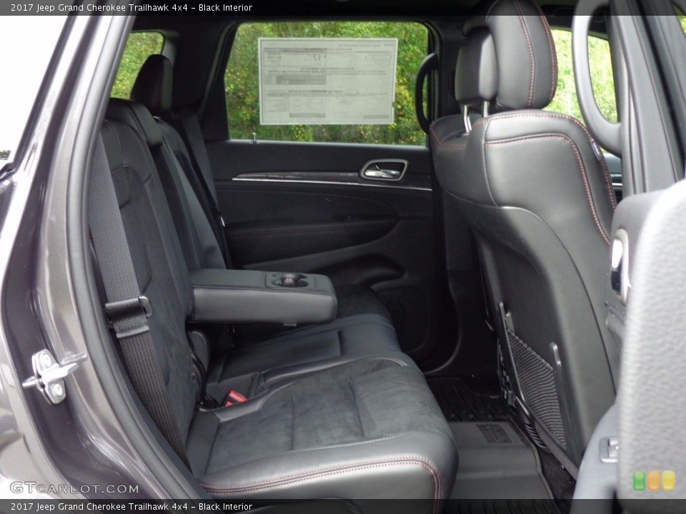 Black Interior Rear Seat for the 2017 Jeep Grand Cherokee Trailhawk 4x4 #116421668