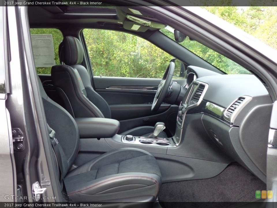 Black Interior Front Seat for the 2017 Jeep Grand Cherokee Trailhawk 4x4 #116421695