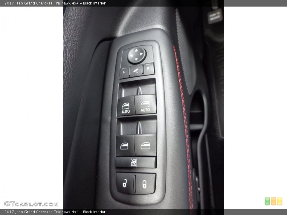 Black Interior Controls for the 2017 Jeep Grand Cherokee Trailhawk 4x4 #116421719