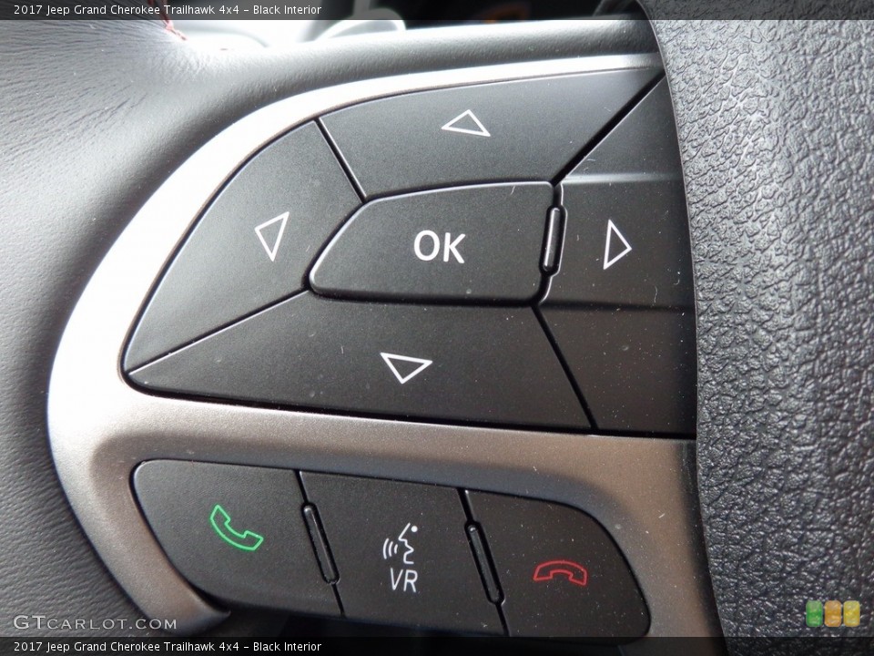 Black Interior Controls for the 2017 Jeep Grand Cherokee Trailhawk 4x4 #116421743