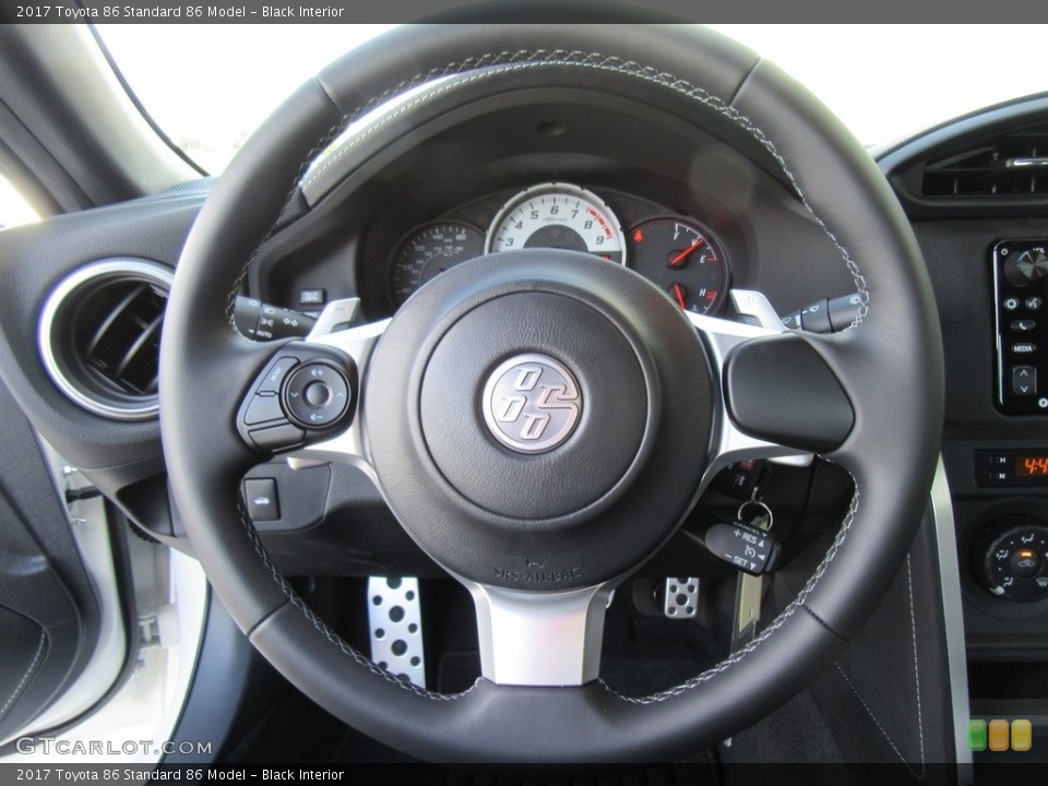 Black Interior Steering Wheel for the 2017 Toyota 86  #116429603