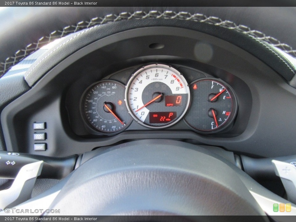 Black Interior Gauges for the 2017 Toyota 86  #116429617