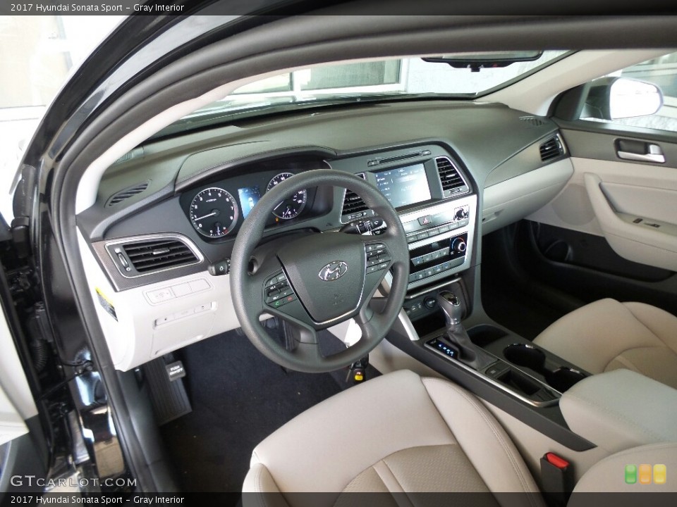 Gray Interior Photo for the 2017 Hyundai Sonata Sport #116439751