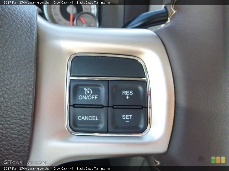 Black/Cattle Tan Interior Controls for the 2017 Ram 2500 Laramie Longhorn Crew Cab 4x4 #116443528